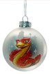 Украшение подвесное Magic Time Шар со змеей в маске 8х9х8см арт.93174