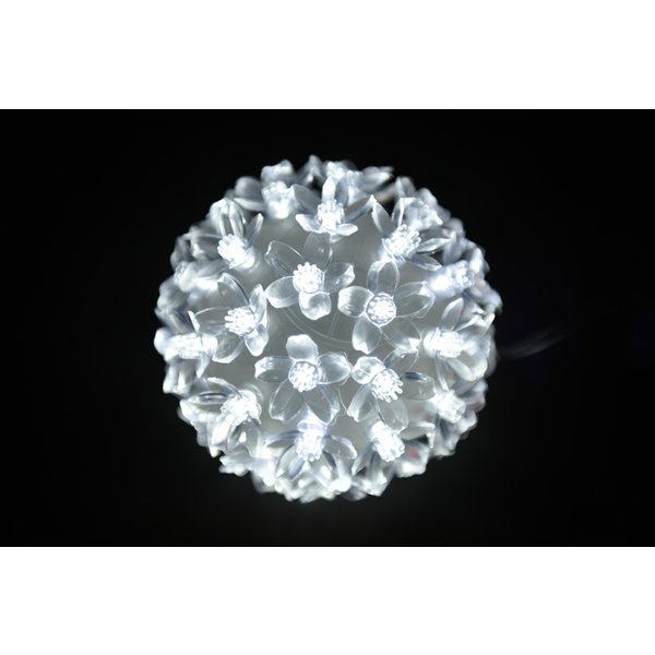 Фигура светодиодная Шар 10см 50шт LED,белый свет,многорежимное свечение