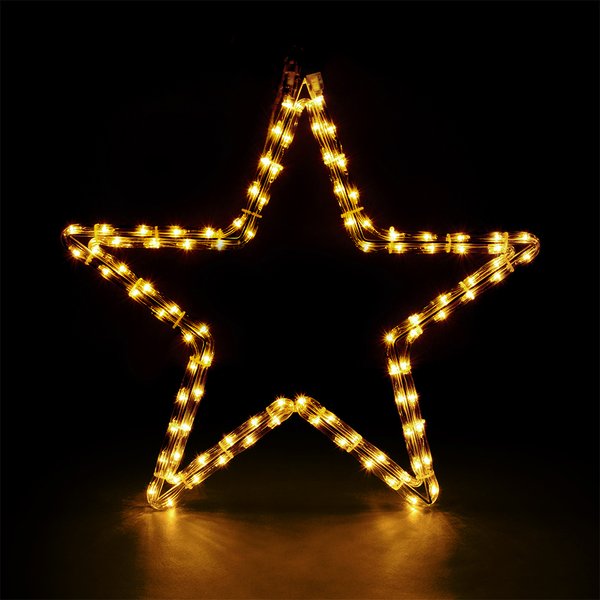 Фигура светодиодная Звезда 96 теплых LED ламп D56см VEGAS 