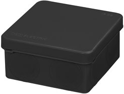 Коробка распаячная TDM 80х80х40мм черная IP66 