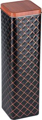 Банка д/спагетти Mallony Classico Nero 8,5х30см жесть, крышка жесть