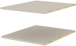 Полка д/шкафа Рум 46,8х1,6х57,6см ЛДСП Кашемир 2шт