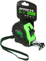 Рулетка 5х25мм прорезиненный корпус Effecta Basic 3S