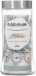 Банка Attribute Jar Natura 1,4л стекло, крышка пластик