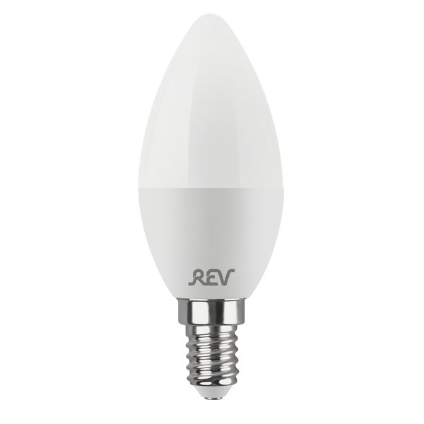 Лампа светодиодная REV 7Вт Е14 свеча 2700К свет теплый