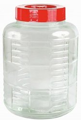 Бутыль с гидрозатвором 12л стекло