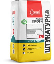Штукатурка гипсовая Профи Старатели ручного и механизированного нанесения 30кг