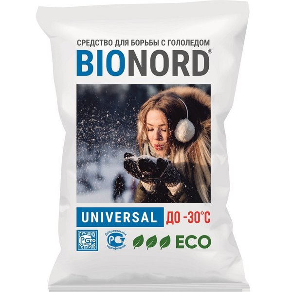 Материал противогололедный Бионорд Universal до -30С 23кг