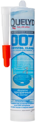Клей-герметик MS-полимер QUELYD 007 Crystal Clear прозрачный (300г)