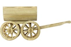 Телега мини Эконом 25х84х43см дерево