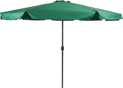 Зонт садовый Конго d3,5м, стойка d48мм, 8 ребер, сталь/полиэстер 160г, зеленый, без подставки, YN7007