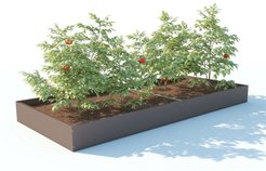 Грядка садовая Благо 0,7х2м коричневый