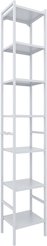 Стеллаж напольный Mart Overtop 35х30х216см металл, белый