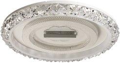 Люстра Норден 144W LED, пульт, металл, акрил, белый