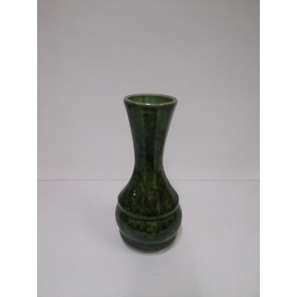 Ваза керамическая,коллекция Незабудка,высота 18см,цвет зеленый