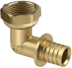 Угольник аксиальный с накидной гайкой 16X1/2'' RTP