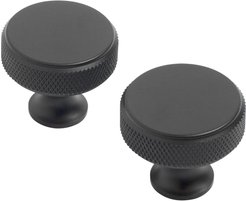Ручка-кнопка BL матовый черный StahlBuro AP2704 2шт