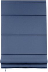 Штора римская Blackout синий 140х175см 660640140175