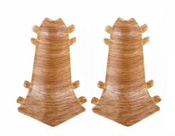 Угол внутренний LEXIDA 58мм флоу-пак Дуб светлый 212 2шт