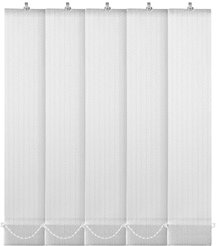 Жалюзи вертикальные Магнолия белая Комплект, управление к механизму 160х180