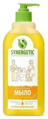Мыло жидкое антибактериальное Synergetic ЭКО 500мл Полевые цветы, гипоаллергенное, с дозатором