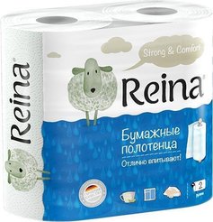 Полотенца бумажные Reina 2шт 2слоя