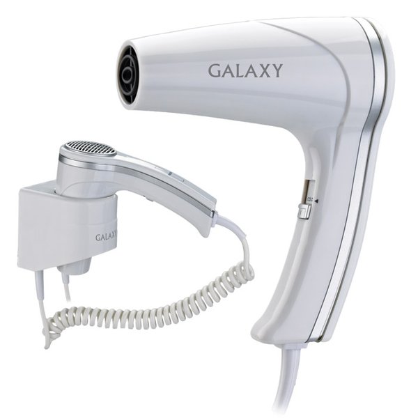 Фен для волос с настенным креплением Galaxy GL 4350,1400Вт, 2 скорости потока воздуха
