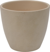 Кашпо бетонное Аура d21см h18см v4л, бутон, бежевый