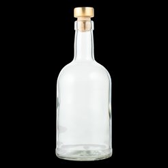 Бутылка стеклянная Домашняя 0,5л