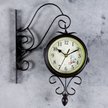 Часы настенные двойные Весеннее настроение серия Садовые d14,5см 