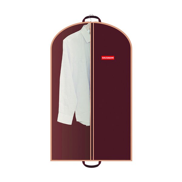 Чехол-сумка д/одежды Hausmann Monocolor 60х100см ПВХ коричневый