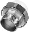 Муфта комбинированная разъемная (Американка) наружная резьба PN25 d32х1 1/4" раструбная