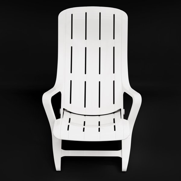 Кресло-шезлонг Альтернатива 94х65х80см белый