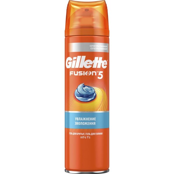 Гель д/бритья Gillette Fusion 200мл Hydrating Увлажняющий