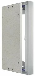 Люк ревизионный D Ceramo Optimum 200х400 скрыт.монтаж петля алюминий EVECS