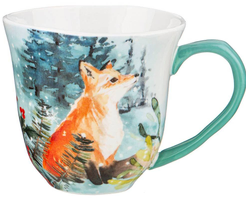 Кружка Lefard Лесная сказка 450мл лиса, фарфор