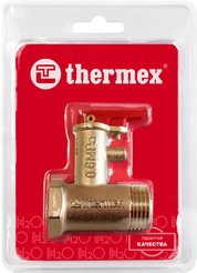 Клапан предохранительный THERMEX 1/2", 6 бар, с ручкой