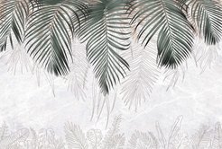 Фотообои виниловые на флизелиновой основе Пальмовые ветви ШхВ(см) 400х270см