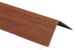 Угол ПВХ 20x20мм 2,7м орех