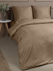Комплект постельного белья Amore Mio Perfect 1,5сп. бежевый