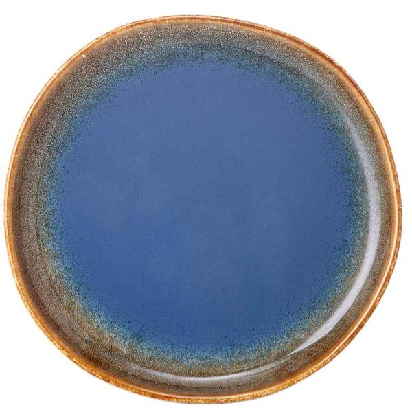 Тарелка обеденная Lefard 24см синий, керамика