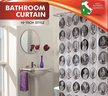 Шторка PVC для ванной Актриса+набор колец в комплекте
