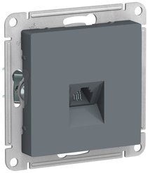 Розетка телефонная RJ11 SE AtlasDesign Грифель