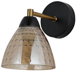 Бра Esistenza 9120-1W BK+AB, 1xE27/60W (19x13.5x19)