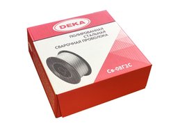 Проволока сварочная омедненная DEKA 0.8мм 1кг Св-08Г2С