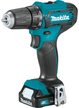 Шуруповерт аккумуляторный Makita DF333DWYE Li-lon, 30/14Нм, 12.0В 2х1,5Ач