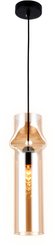 Люстра Ambrella light TR3560 BK/TI черный/янтарь 1хE27