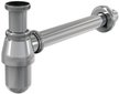 Сифон для умывальника Alcaplast цельнометаллический, с накидной гайкой Ø32мм