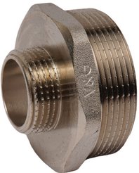 Ниппель латунный переходной V&G 2"х1"