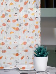 Штора для кухни тюль- печать Айс-Крим 140х180см